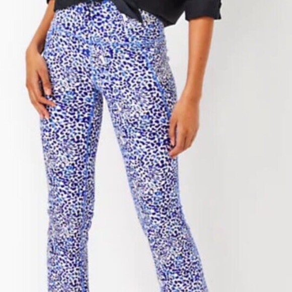 new Lilly Pulitzer Luxletic UPF 50+ Carpe Vita Flare Leggings Size Small - Picture 3 of 6